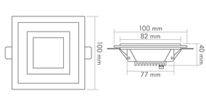 Nobile LED-Glas-Panel 840, 350mA 1560606511