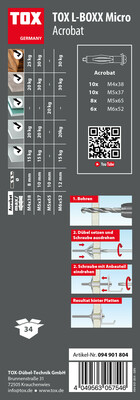TOX-Dübel-Techn. Sortiment L-Boxx Micro 094901804