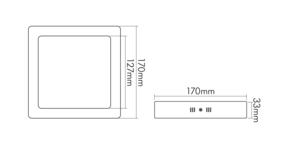 Nobile LED-Aufbau-Panel 830, dim. 1561241012