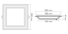Nobile LED-Glas-Panel 830, 350mA 1561560512