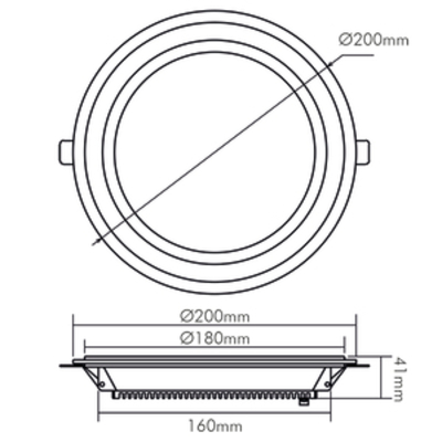 Nobile LED-Glas-Panel SCCT, 350mA 1561571247