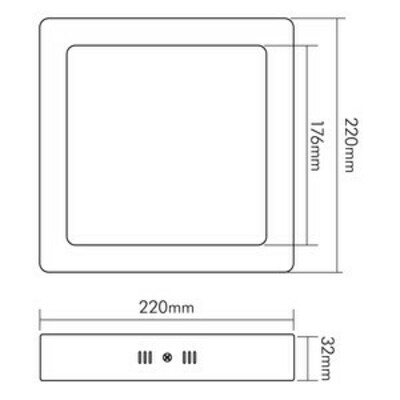 Nobile LED-Aufbau-Panel 830, dim. 1561611312