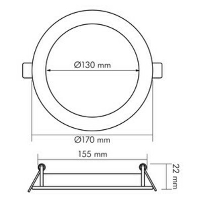 Nobile LED-Panel Flat DTW, 350mA, weiß 1571301045