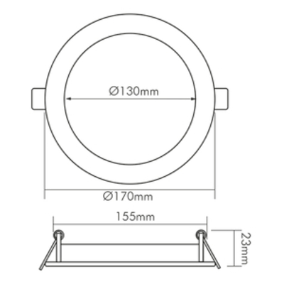 Nobile LED-Panel Flat SCCT, 350mA, weiß 1571301047