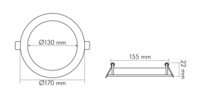 Nobile LED-Panel Flat SCCT, 350mA, weiß 1571301047