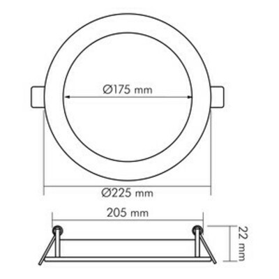 Nobile LED-Panel Flat 840, 350mA, weiß 1571901011