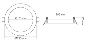 Nobile LED-Panel Flat SCCT, 350mA, weiß 1571901047