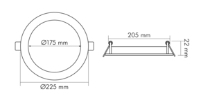Nobile LED-Panel Flat SCCT, 350mA, titan 1571904147