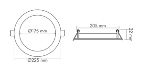 Nobile LED-Panel Flat IP44 840, 350mA, weiß 1571935011