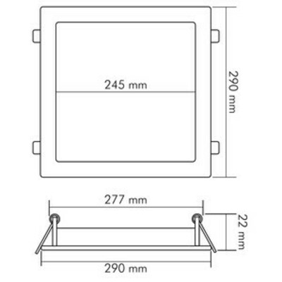 Nobile LED-Panel Flat 840, 350mA, weiß 1574071511