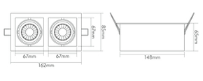 Nobile LED-Downlight, kardanisch 930 350mA 1740082023