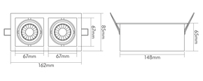 Nobile LED-Downlight, kardanisch 930 350mA 1740082023