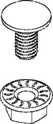 Niedax Schraube FLM 8X25 F