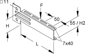 Niedax Ausleger KTUL 150