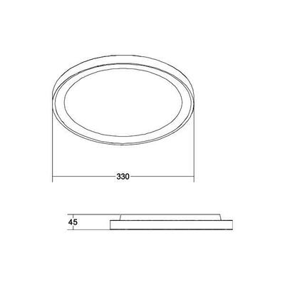Brumberg Leuchten LED-Anbaudownlight schwarz 12208083
