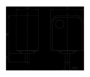 Alre-it JPS Univers. Druckschalter JPS-3 B