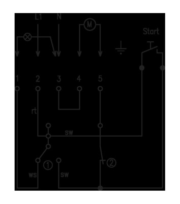 Alre-it JPS Univers. Druckschalter JPS-4