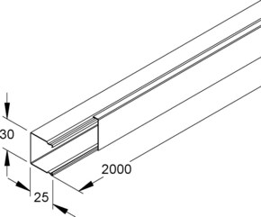 Niedax LFK-Kanal Unterteil + Deckel LLK 26.030 R