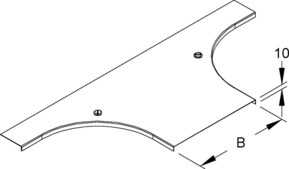 Niedax Deckel f.Anbau-T-Stück RTADV 300