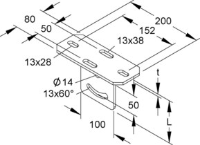 Niedax Kopfplatte KUGV 50