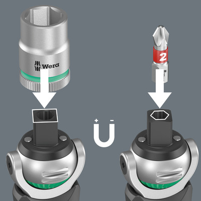 Wera Werk Zyklop Knarre mit Bit-Magazin 05004282001