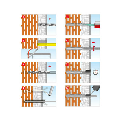 TOX-Dübel-Techn. Montagesystem Plus M16x400 Thermo Proof