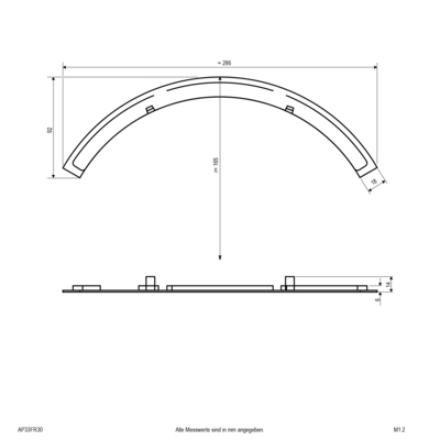 EVN Lichttechnik Gehäusering AP33FR30