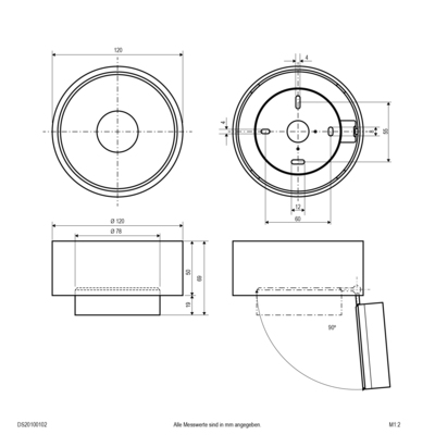 EVN Lichttechnik LED-Deckenleuchte DS20100102
