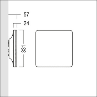 Zumtobel Group LED-Wand-u.Deckenleuchte 940 CAELA QMS #60819109