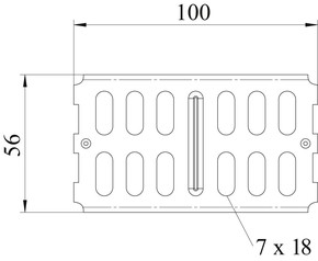 OBO Bettermann Vertr Längsverbinder Kabelrinne RLVK 60 A4