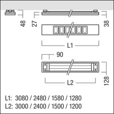 Zumtobel Group LED-Anbauleuchte 830 CLEVO MSC #42187239
