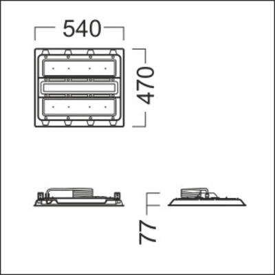 Zumtobel Group LED-Hallenleuchte 840 CR2 M21k- #42938571