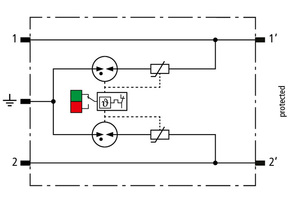 DEHN ÜS-Ableiter-Schutzmodul für 2 Einzeladern BL BCO MOD ML2 MVG 230