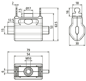 DEHN Erdungspatrone NH Gr. 00 teilisoliert m. Ansc EP NH00 TI SN7379