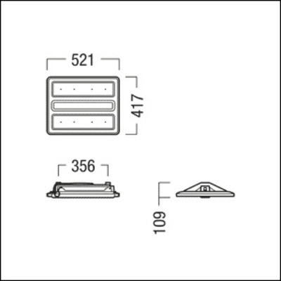 Zumtobel Group LED-Hallenleuchte 840 CR2PL FI M #42940526