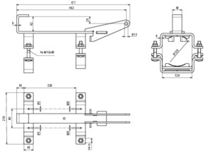 DEHN Hammeraufnahme St/tZn für Bosch GSH 27 VC HA VH BO GSH 27 VC