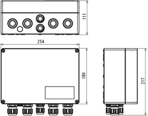 DEHN Generatoranschlusskasten für PV-Anlagen DCU 2 YPV 1100 2M 2S