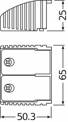 Osram BETRIEBSGERÄTE Anschlusskasten EVG OTCABLECLAMP A-STYLE