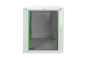 DIGITUS Wandschrank mit Glastür 16HE 600x600 grau DN-19 16U-6/6-EC