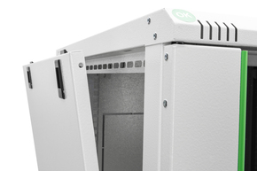 DIGITUS Wandschrank mit Glastür 16HE 600x600 grau DN-19 16U-6/6-EC