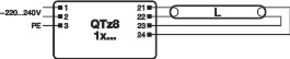 Osram BETRIEBSGERÄTE EVG QTz8 1X36