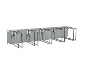 Enoc Querrangierpanel 2 HE, gr/chrom CPM 02-RAL 7035