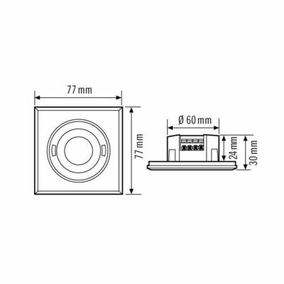ESYLUX Decken-Präsenzmelder PD-FLAT #EP10423024