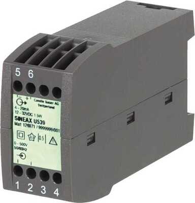 Camille Bauer Messumformer U539 MU 24VDC 500V SINEAX #126971
