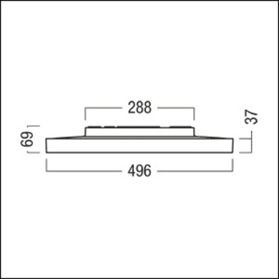 Zumtobel Group LED-Wand-u.Deckenleuchte 940 LANOSL4600 #42188242