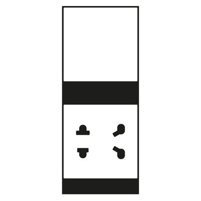 Jung Abdeckung 2-fach graphitschwarz matt SO A 7522 SWM PL