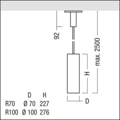 Zumtobel Group LED-Pendelleuchte 940 P-INF 3WH #62920292