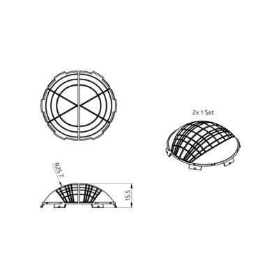 BEG Brück Electronic Abdecklamelle 36635