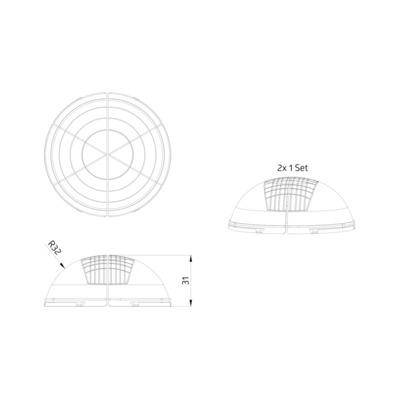 BEG Brück Electronic Abdecklamelle 92313