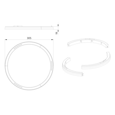 BEG Brück Electronic Schutzring weiß 93014